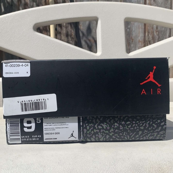 ❌SOLD❌Jordan 3 'Chlorophyll' - Picture 4 of 8